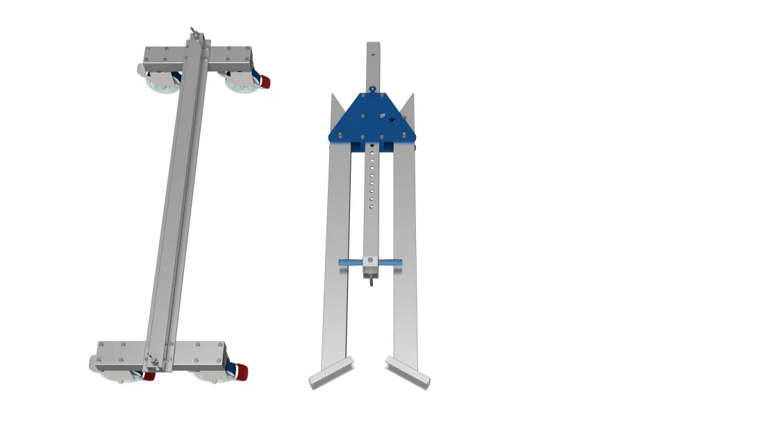SCHILLING - Alu-Portalkran fahrbar unter Last, mittel, Doppelträger – 5