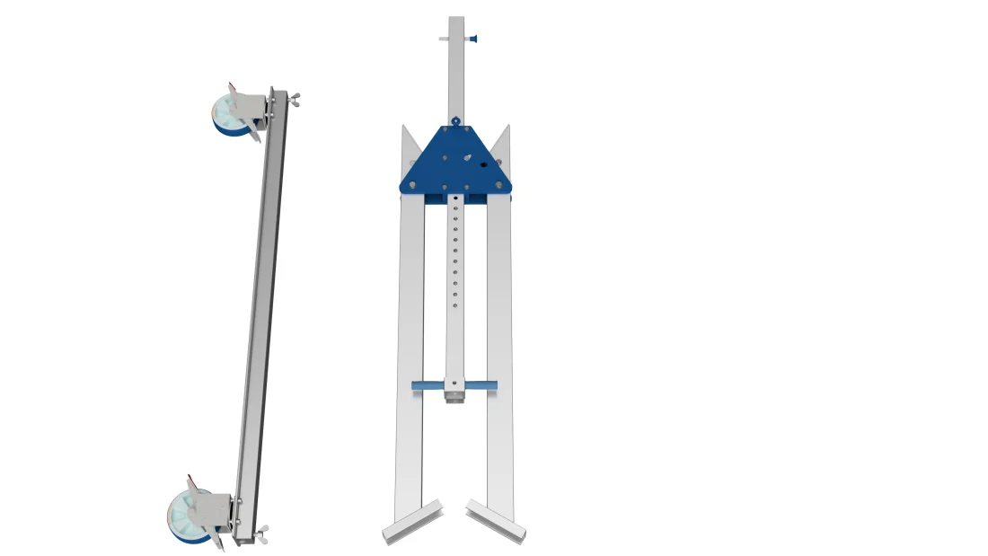 SCHILLING - Alu-Portalkran fahrbar unter Last, mittel, Doppelträger, PU – 5