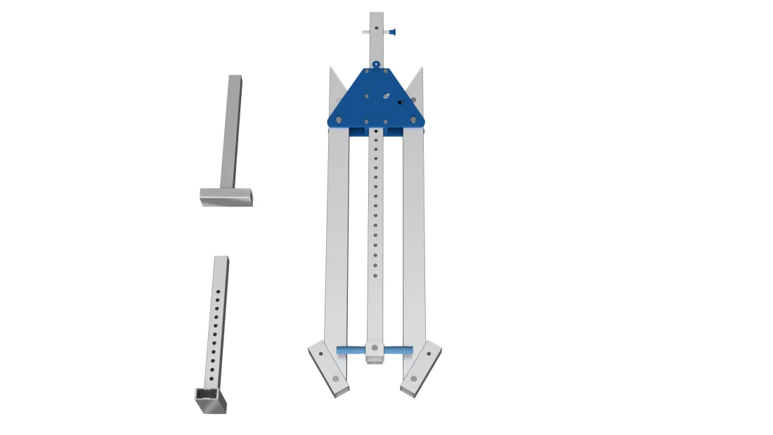 SCHILLING - Alu-Portalkran stationär, hoch, Doppelträger – 5