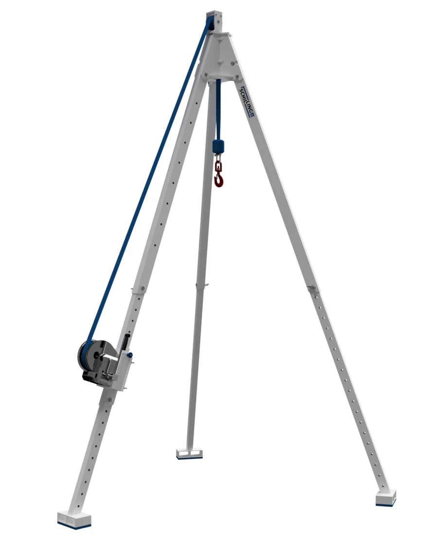 SCHILLING - Alu-Dreibock mit Handwinde – 2