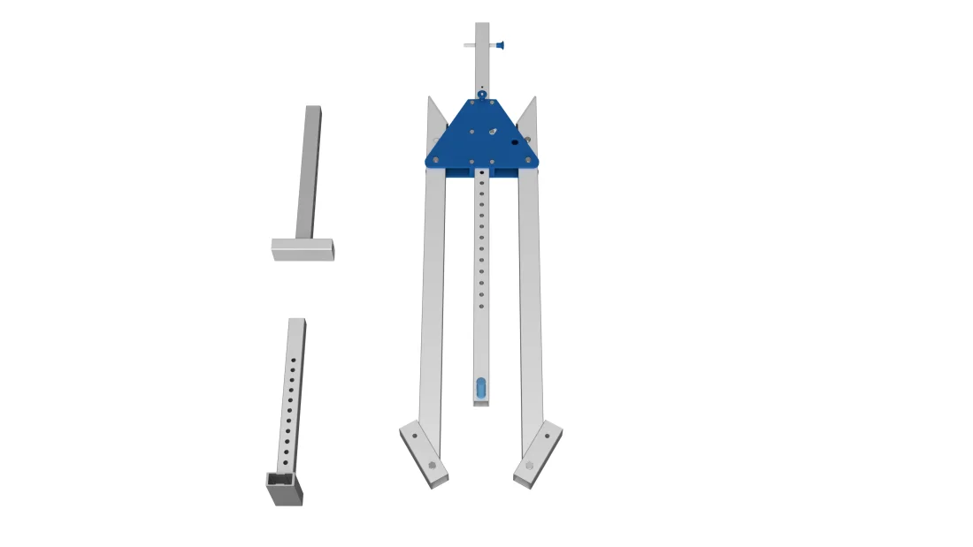 SCHILLING - Alu-Portalkran stationär, klein, Einzelträger – 5